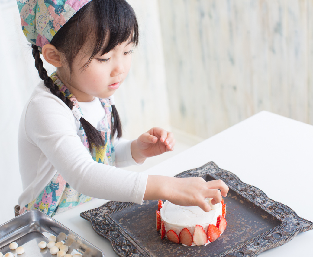 ケーキの飾り付けその1