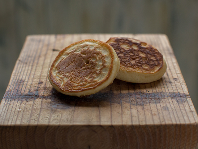 赤ちゃん用パンケーキでスマッシュケーキを作る