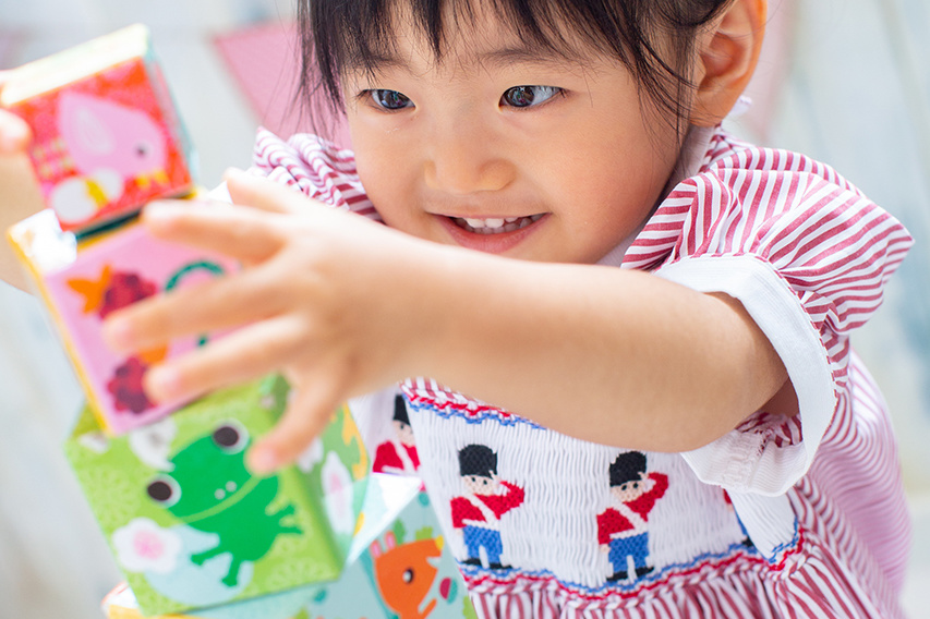 かわいい2歳児1